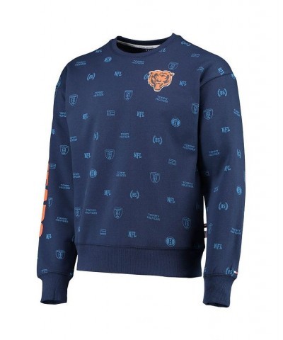 Men's Navy Chicago Bears Reid Graphic Pullover Sweatshirt $36.90 Sweatshirt