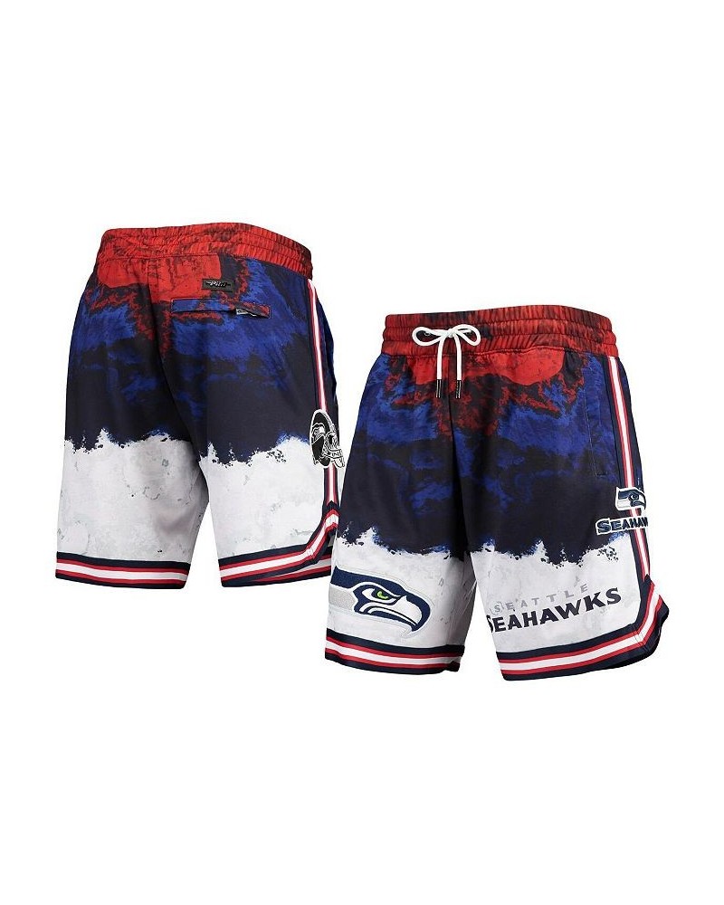 Men's Navy, Red Seattle Seahawks Americana Shorts $45.10 Shorts