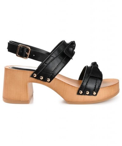 Women's Tia Platform Sandals Black $53.90 Shoes