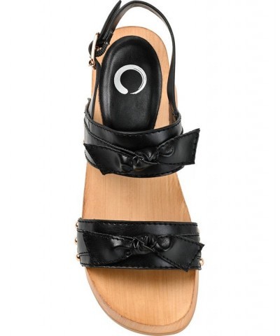 Women's Tia Platform Sandals Black $53.90 Shoes