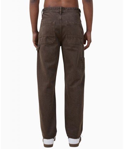 Men's Colored Baggy Jeans Brown $32.80 Jeans