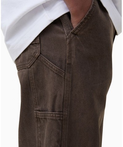 Men's Colored Baggy Jeans Brown $32.80 Jeans