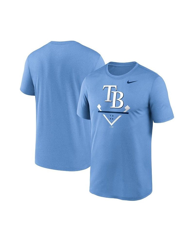 Men's Light Blue Tampa Bay Rays Icon Legend T-shirt $27.49 T-Shirts