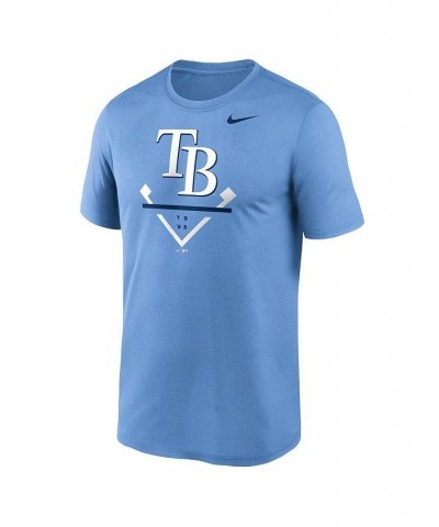 Men's Light Blue Tampa Bay Rays Icon Legend T-shirt $27.49 T-Shirts