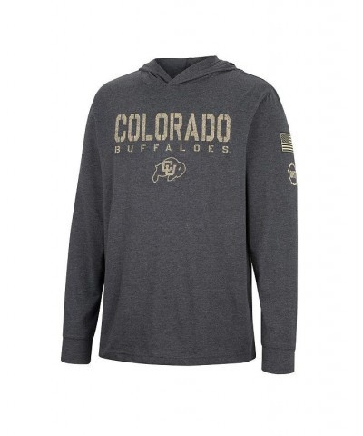 Men's Charcoal Colorado Buffaloes Team OHT Military-Inspired Appreciation Hoodie Long Sleeve T-shirt $29.14 T-Shirts