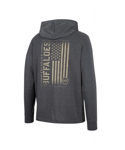 Men's Charcoal Colorado Buffaloes Team OHT Military-Inspired Appreciation Hoodie Long Sleeve T-shirt $29.14 T-Shirts