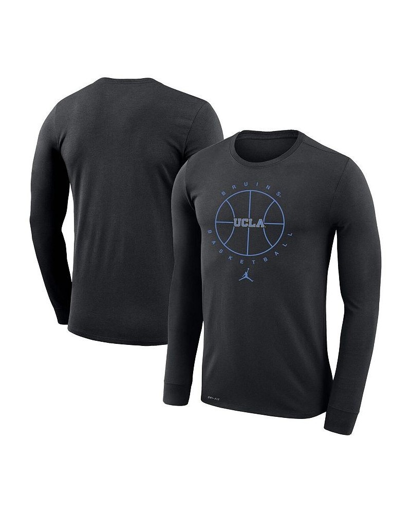 Men's Brand Black UCLA Bruins Basketball Icon Legend Performance Long Sleeve T-shirt $30.79 T-Shirts