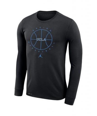 Men's Brand Black UCLA Bruins Basketball Icon Legend Performance Long Sleeve T-shirt $30.79 T-Shirts