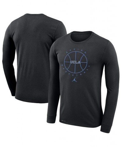 Men's Brand Black UCLA Bruins Basketball Icon Legend Performance Long Sleeve T-shirt $30.79 T-Shirts