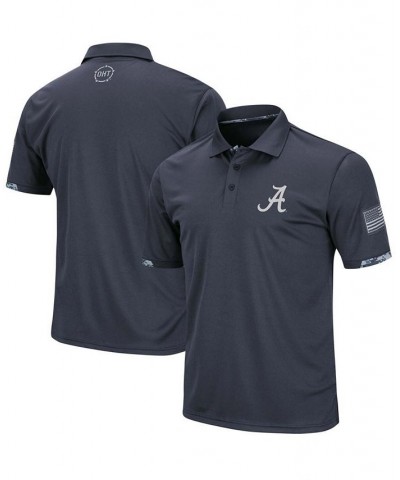 Men's Charcoal Alabama Crimson Tide OHT Military-Inspired Appreciation Digital Camo Polo Shirt $23.65 Polo Shirts