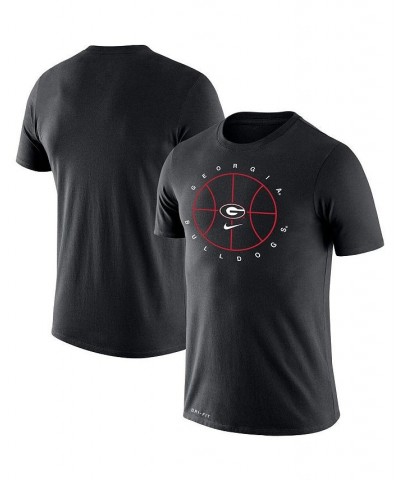 Men's Black Georgia Bulldogs Basketball Icon Legend Performance T-shirt $29.49 T-Shirts