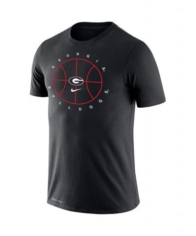 Men's Black Georgia Bulldogs Basketball Icon Legend Performance T-shirt $29.49 T-Shirts