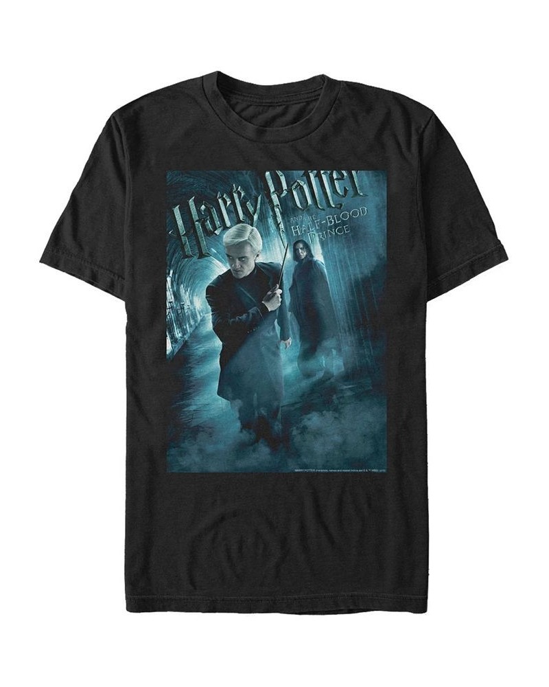 Harry Potter Men's Half-Blood Prince Draco and Snape Poster Short Sleeve T-Shirt $19.24 T-Shirts