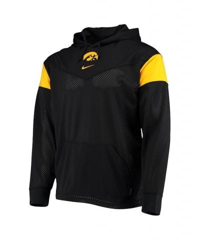 Men's Black Iowa Hawkeyes Sideline Jersey Pullover Hoodie $55.00 Sweatshirt