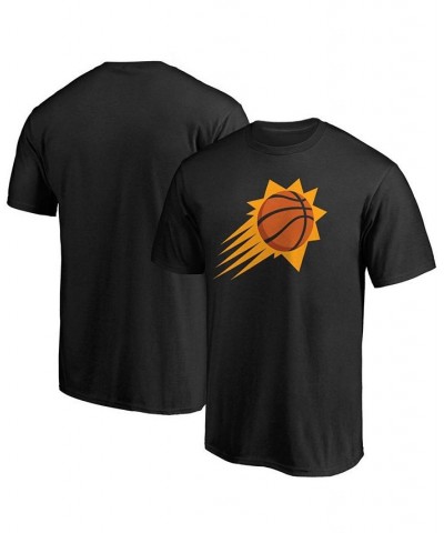 Men's Big and Tall Black Phoenix Suns Primary Team Logo T-shirt $12.40 T-Shirts