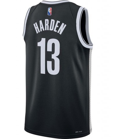 Men's James Harden Black Brooklyn Nets 2021/22 Diamond Swingman Jersey - Icon Edition $46.01 Jersey