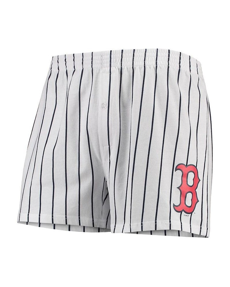 Men's White Boston Red Sox Vigor Boxer Shorts $19.60 Shorts