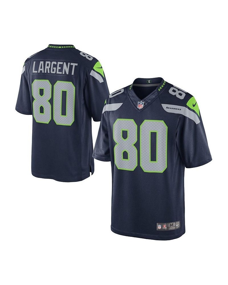 Men's Steve Largent College Navy Seattle Seahawks Retired Player Limited Jersey $51.24 Jersey