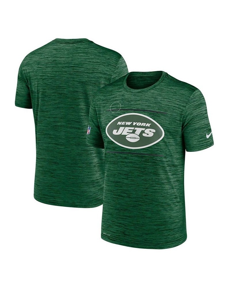 Men's Green New York Jets Sideline Velocity Legend Performance T-shirt $16.92 T-Shirts