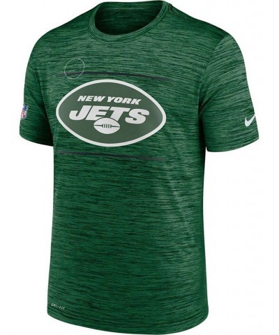 Men's Green New York Jets Sideline Velocity Legend Performance T-shirt $16.92 T-Shirts