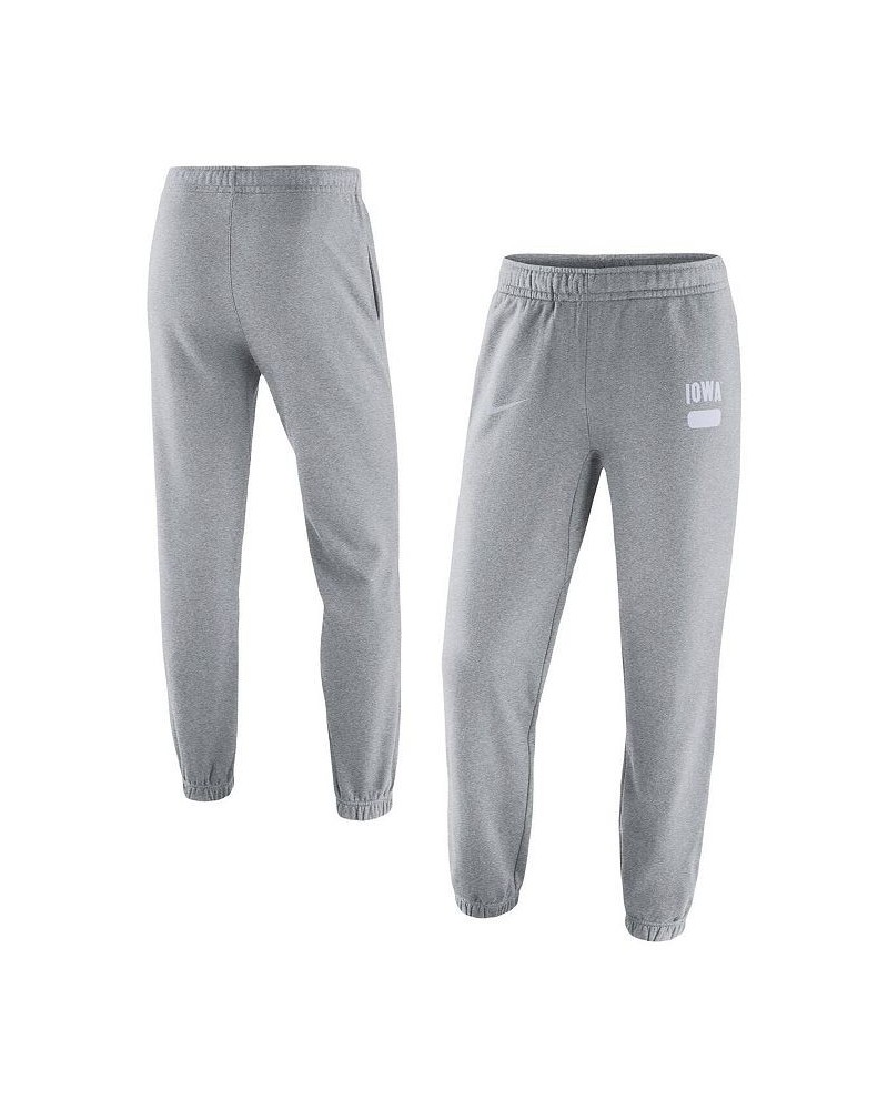 Men's Heathered Gray Iowa Hawkeyes Saturday Fleece Pants $37.43 Pants