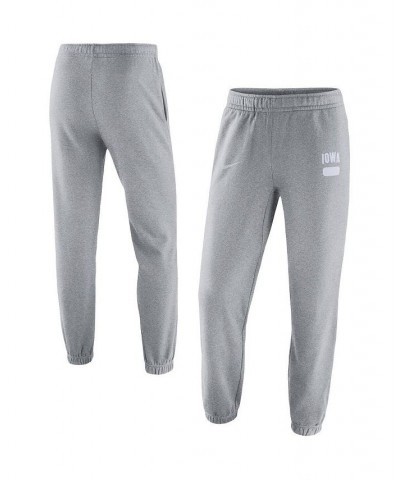 Men's Heathered Gray Iowa Hawkeyes Saturday Fleece Pants $37.43 Pants