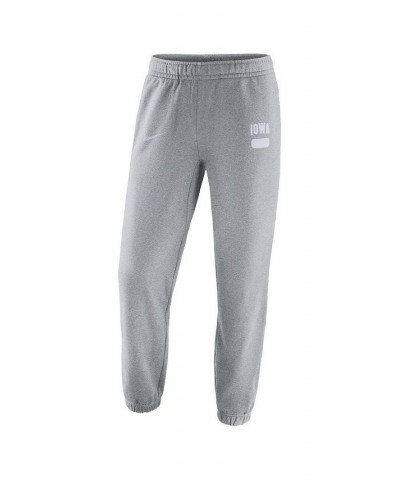 Men's Heathered Gray Iowa Hawkeyes Saturday Fleece Pants $37.43 Pants