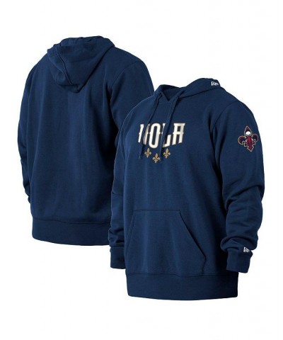 Men's Navy New Orleans Pelicans 2021/22 City Edition Big and Tall Pullover Hoodie $31.02 Sweatshirt