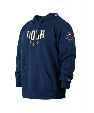 Men's Navy New Orleans Pelicans 2021/22 City Edition Big and Tall Pullover Hoodie $31.02 Sweatshirt