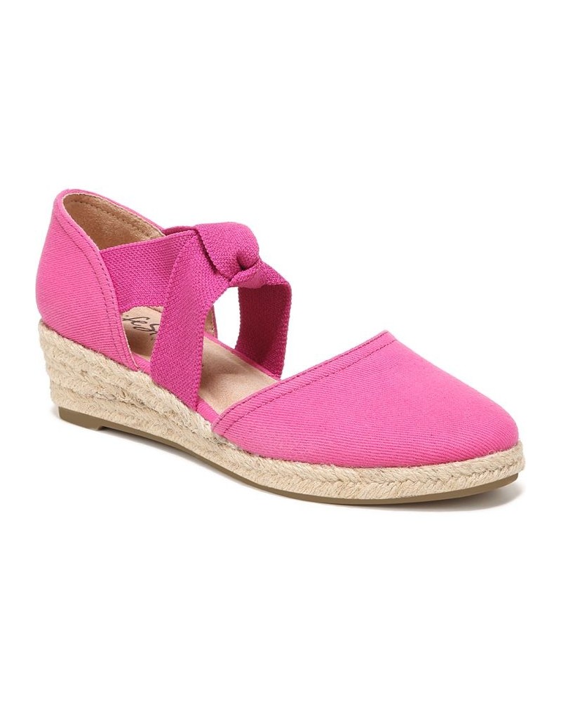 Kascade Wedge Espadrilles Pink $35.20 Shoes