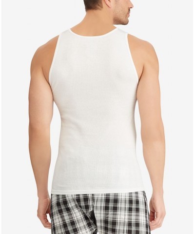 Men's Cotton Undershirt Tank Top 5-Pack White $35.02 Undershirt