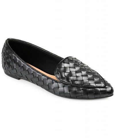 Women's Misty Woven Loafer Black $36.75 Shoes