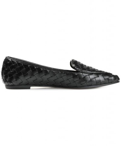 Women's Misty Woven Loafer Black $36.75 Shoes