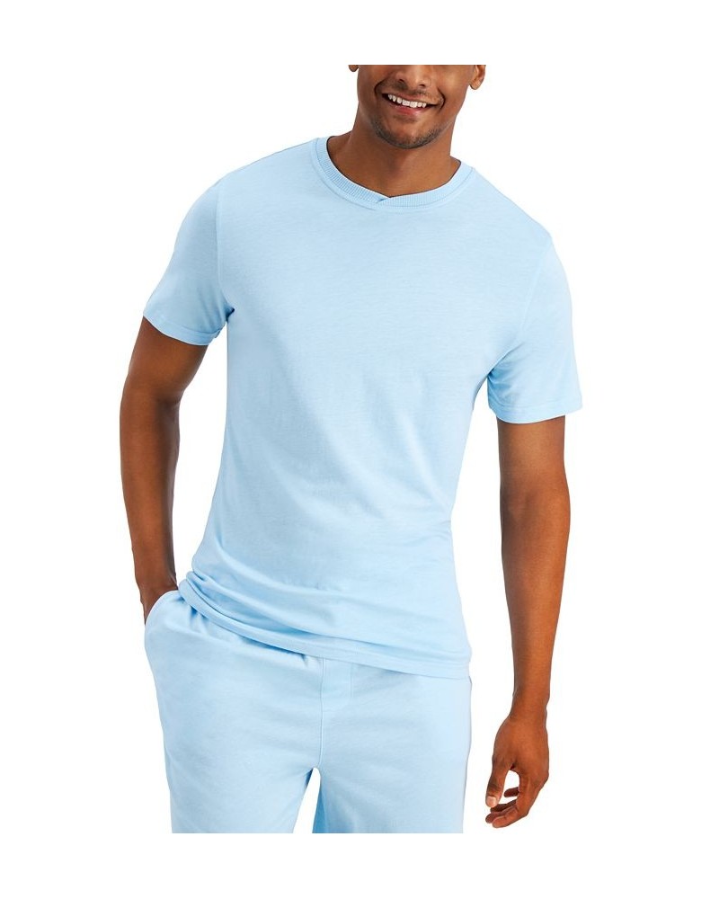 Men's Pajama T-Shirt Light Blue $8.50 Pajama