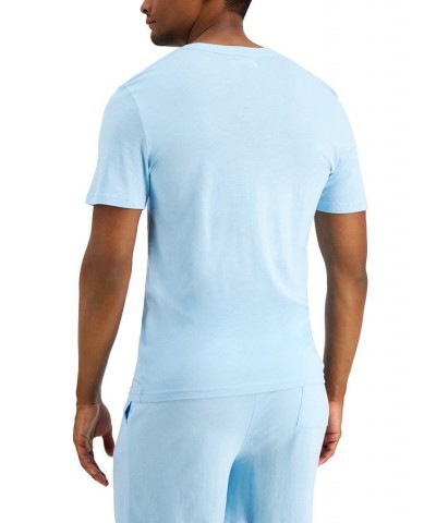 Men's Pajama T-Shirt Light Blue $8.50 Pajama