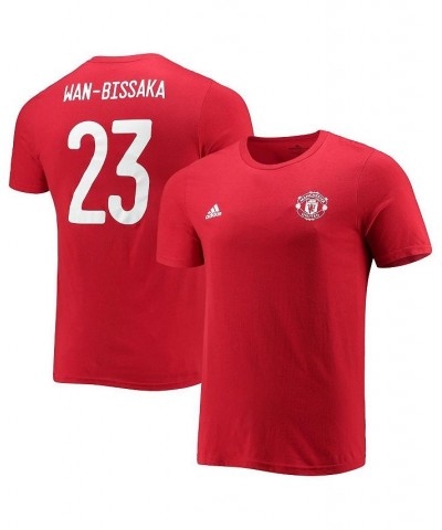 Men's Aaron Wan-Bissaka Red Manchester United Amplifier Name and Number T-shirt $20.99 T-Shirts