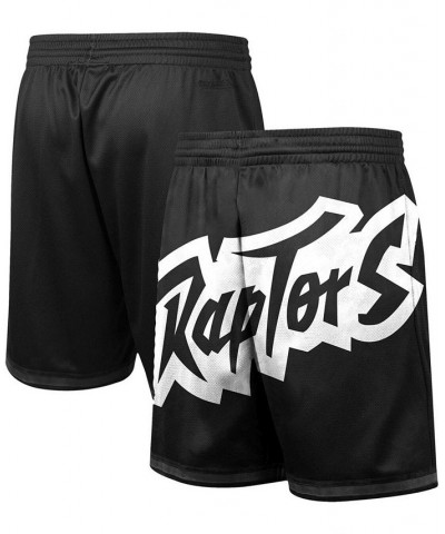 Men's Black Toronto Raptors Big Face 3.0 Fashion Shorts $26.40 Shorts