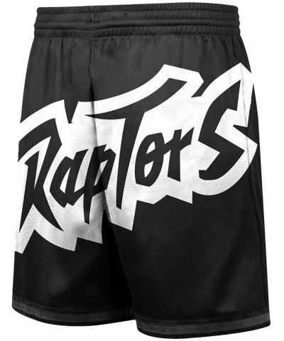 Men's Black Toronto Raptors Big Face 3.0 Fashion Shorts $26.40 Shorts