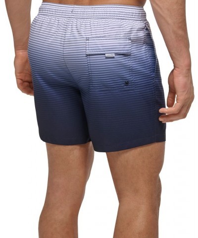 Men's 5" OmbrÉ Gradient Stripe Swim Trunks PD03 $18.12 Swimsuits