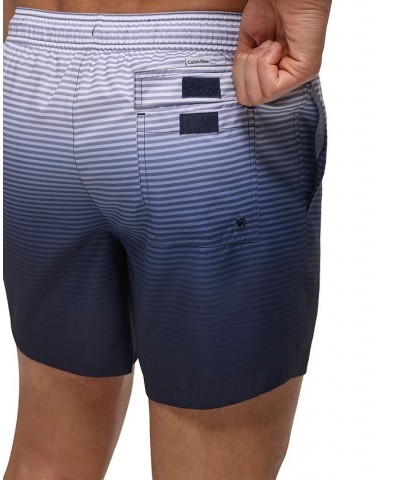 Men's 5" OmbrÉ Gradient Stripe Swim Trunks PD03 $18.12 Swimsuits