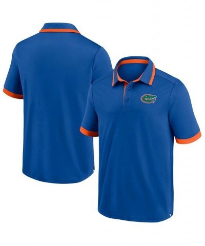 Men's Royal Florida Gators Color Block Polo Shirt $25.30 Polo Shirts