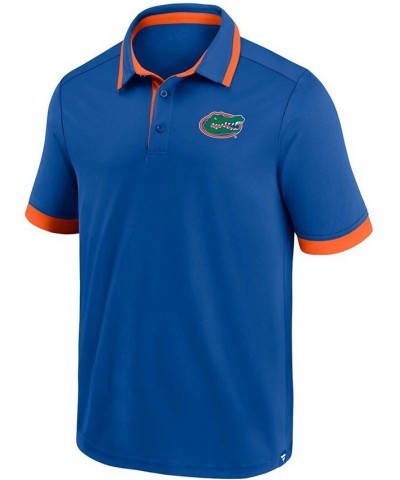 Men's Royal Florida Gators Color Block Polo Shirt $25.30 Polo Shirts