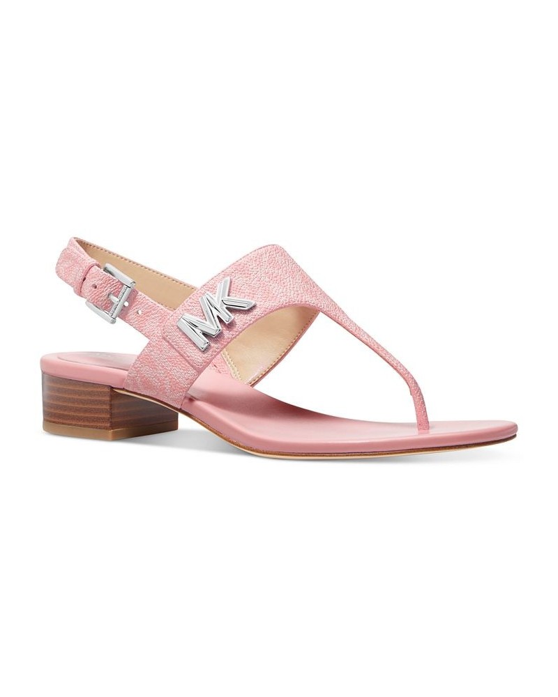 Women's Jilly T-Strap Dress Sandals Pink $43.60 Shoes