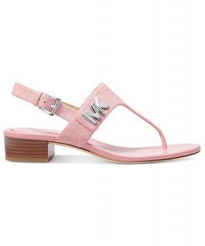 Women's Jilly T-Strap Dress Sandals Pink $43.60 Shoes