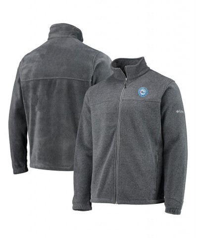 Men's Philadelphia 76ers Heathered Charcoal Flanker Full-Zip Jacket $50.34 Jackets