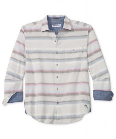Men's Coastline Cord Calistoga Ombre Shirt Gray $40.83 Shirts