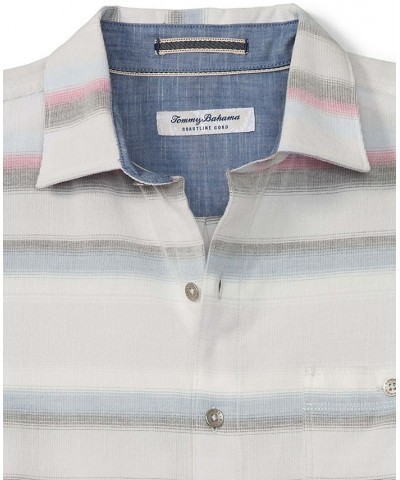 Men's Coastline Cord Calistoga Ombre Shirt Gray $40.83 Shirts