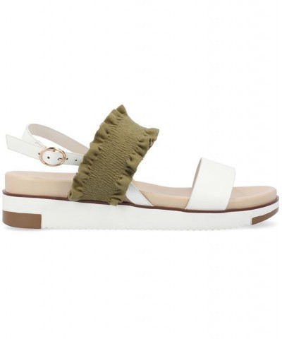 Women's Riya Contrast Sandals White $45.00 Shoes