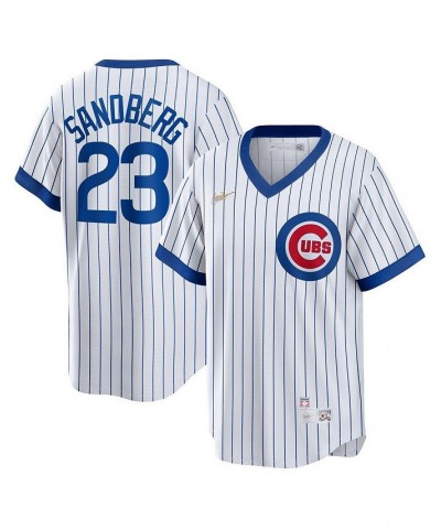Men's Ryne Sandberg White Chicago Cubs Home Cooperstown Collection Player Jersey $63.80 Jersey