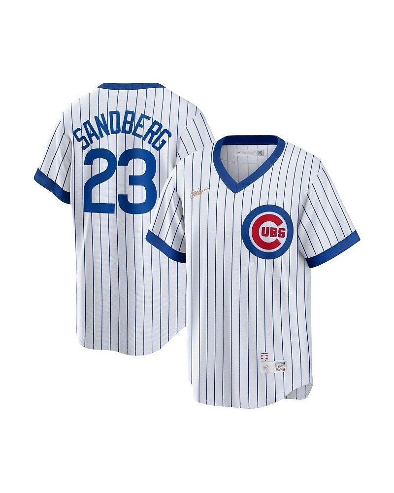 Men's Ryne Sandberg White Chicago Cubs Home Cooperstown Collection Player Jersey $63.80 Jersey